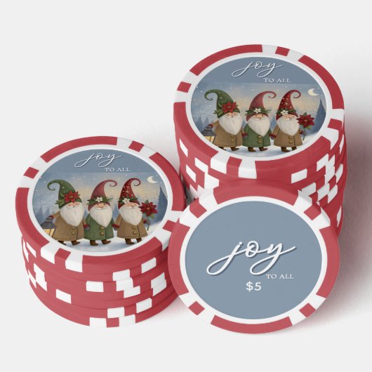  elfen "Joy to All" poker chip (Opstapeling)