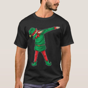 Elfen Kerst Hip Hop Dans Dab T-shirt
