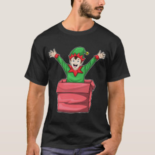 Elfen Kerstdoos T-shirt