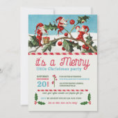  Elfen Kerstfeest Kaart (Voorkant)