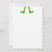 Elfen Kerstfeest uitnodiging (Achterkant)