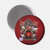 Elfen kijken uit naar Kerstmis Magneet (Voorkant / Achterkant)