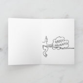 Elfen krijgen wraak feestdagen kaart (Binnen)