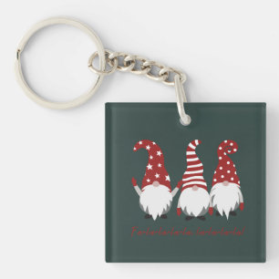 Elfen met Pet Acryl Sleutelhanger