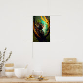 Elfen Ranger Fantasy Poster | D&D Kunst 3 (Keuken)