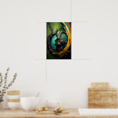 Elfen Ranger Fantasy Poster | D&D Kunst 7 (Keuken)