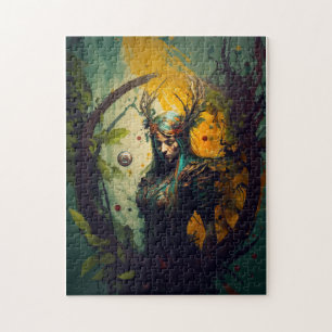 Elfen Ranger Fantasy Puzzel D&D Cadeau