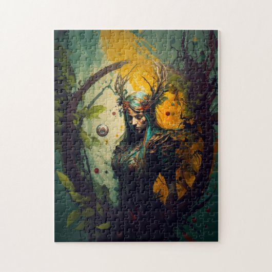 Elfen Ranger Fantasy Puzzel | D&D Cadeau (Verticaal)