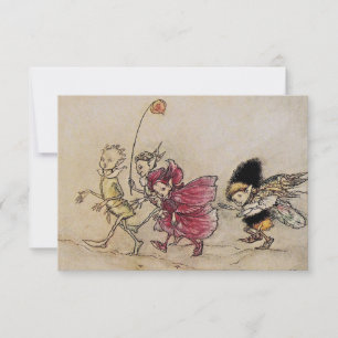 “Elfen” sprookjeskunst door Arthur Rackham RSVP Kaartje