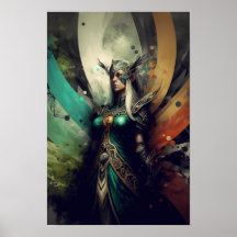 Elfen Tovenares Fantasy Poster | RPG Kunst 1