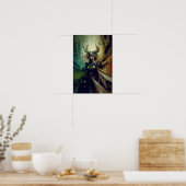 Elfen Tovenares Fantasy Poster | RPG Kunst 2 (Keuken)