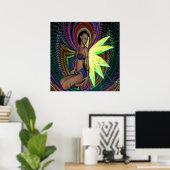 Elfen vrouw poster (Thuiskantoor)