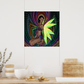 Elfen vrouw poster (Keuken)