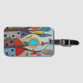 Elfendörfchen Bagagelabel (Voorkant (horizontaal))