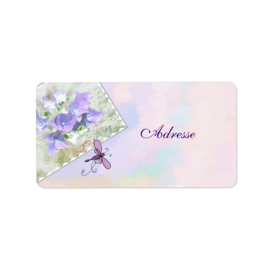 Elfengruß Postkarte Etiket (Voorkant)