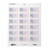 Elfengruß Postkarte Etiket (Full Sheet)