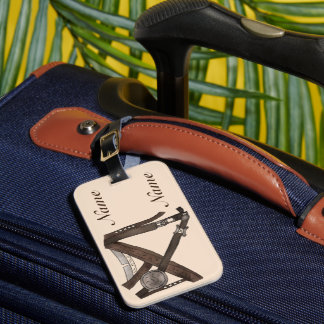 Elfengürtel, personalisiert bagagelabel