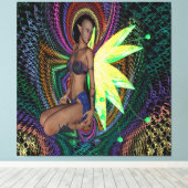 Elfenvrouw Canvas Afdruk (Insitu (Houten vloer))