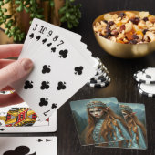 Elfenvrouw van de Sluier – Fantasie Portret Pokerkaarten (Insitu)