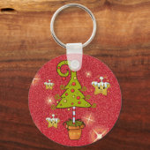 Elfenweihnachtsbaum Sleutelhanger (Voorkant)