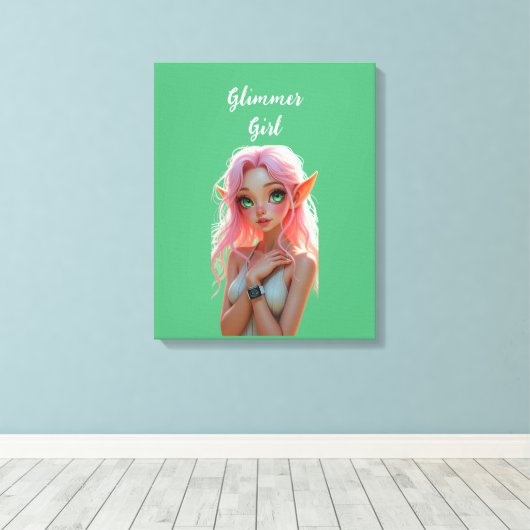 Elfie Canvas Afdruk (Insitu (Houten vloer))