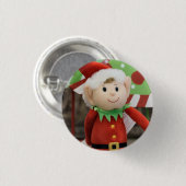 Elfie Ronde Button 3,2 Cm (Voorkant /achterkant)