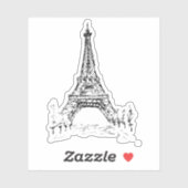 Elfil Tower Paris Sticker (Vel)