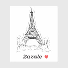 Elfil Tower Paris Sticker