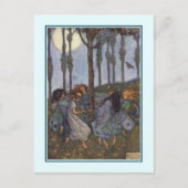 "Elfin Dance" Briefkaart (Voorkant)