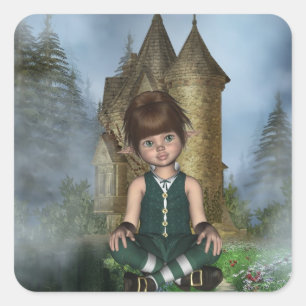 Elfin Irish Hollie Sticker