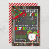 Elfin Kerstfeestdag: Uitnodiging (Voorkant / Achterkant)