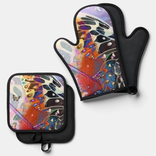 Elfin Mood Ovenwant & Pannenlap Set (Voorkant / Achterkant)