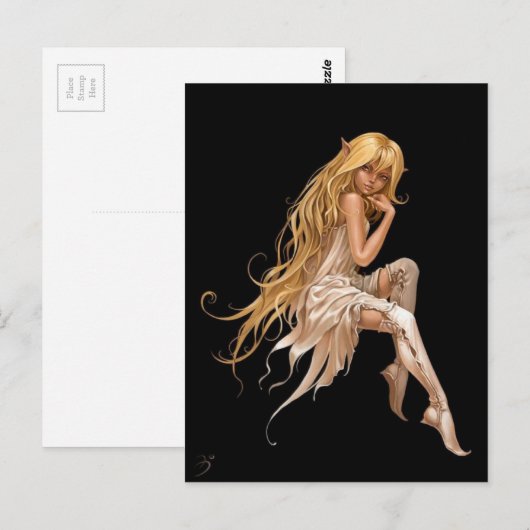 ELFINA DE ELF BRIEFKAART (Voorkant / Achterkant)