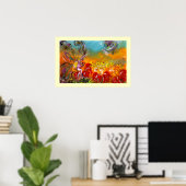 ELFJE VAN DE RODE BLOEMEN POSTER (Thuiskantoor)