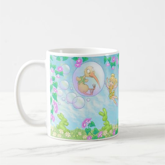 Elfleda-Fae en Kiwi-Sprite juggle en bubble MOK (Links)