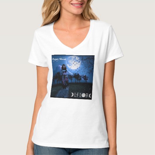 Elflore Gypsy Moon CD T-shirt (Voorkant)
