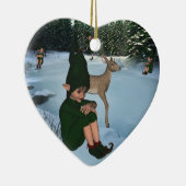 ElfMagic Kerstsneeuw Elf Chris Miss Ornament (Rechts)