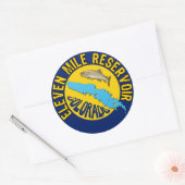Elfmijlsstuwmeer, Colorado Ronde Sticker (Envelop)