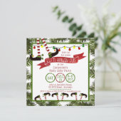"ELF'n Holiday Fun" Party Kaart (Staand voorkant)