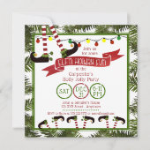 "ELF'n Holiday Fun" Party Kaart (Voorkant)