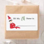 Elfnaam Schrijfbare naam Tag Etiket (Insitu)