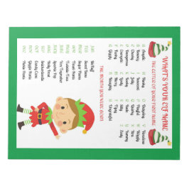 Elfnamen Notitieblok