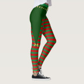 Elfo Navideño - Disfraz con Cinturón y Rayas  Leggings (Rechts)