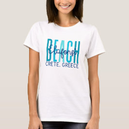 Elfonsi Beach Kreta Griekenland (Oceaan) T-shirt
