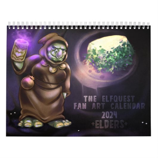 Elfquest 2024 Kunstkalender voor fans Kalender (Hoes)