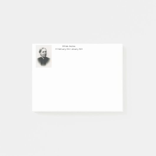 Elfrida Andrée Post-it® Notes (Voorkant)