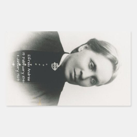Elfrida Andrée Rechthoekige Sticker (Voorkant)