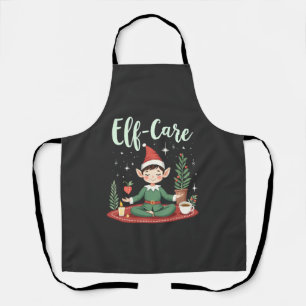 Elfverzorging Grappig Kerst Elf Magische Zelfzorg Schort