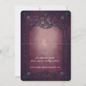Elgant Gothic Blauwgroen Rust ingelijst Save the D Date (Achterkant)