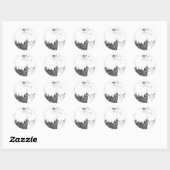 ELGF-HARRIET + M A PORTRAIT OF LOVE RONDE STICKER (Vel)